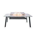 OSLO MARBLE PORCELAIN DINING TABLE OFP301-BW