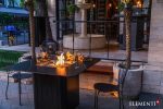 BRUGGE MARBLE PORCELAIN DINING TABLE OFP202-BB - Image 2
